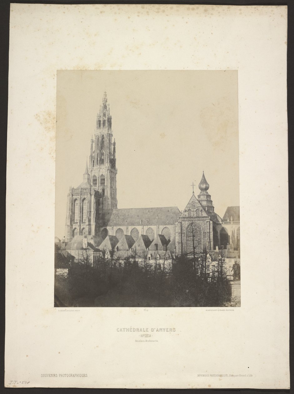 Kathedraal van Antwerpen door Eugène Desplanques