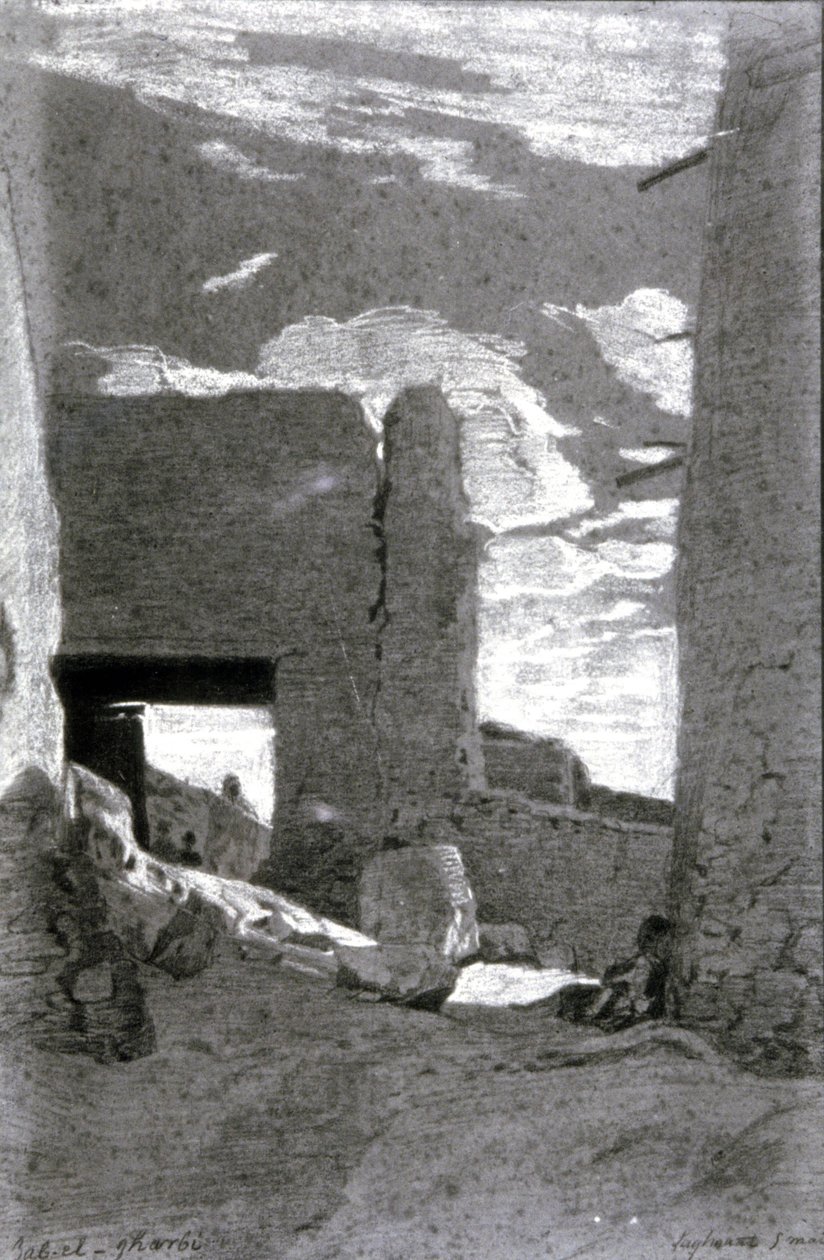 Bab el Gharrbi, Laghouat door Eugène Fromentin