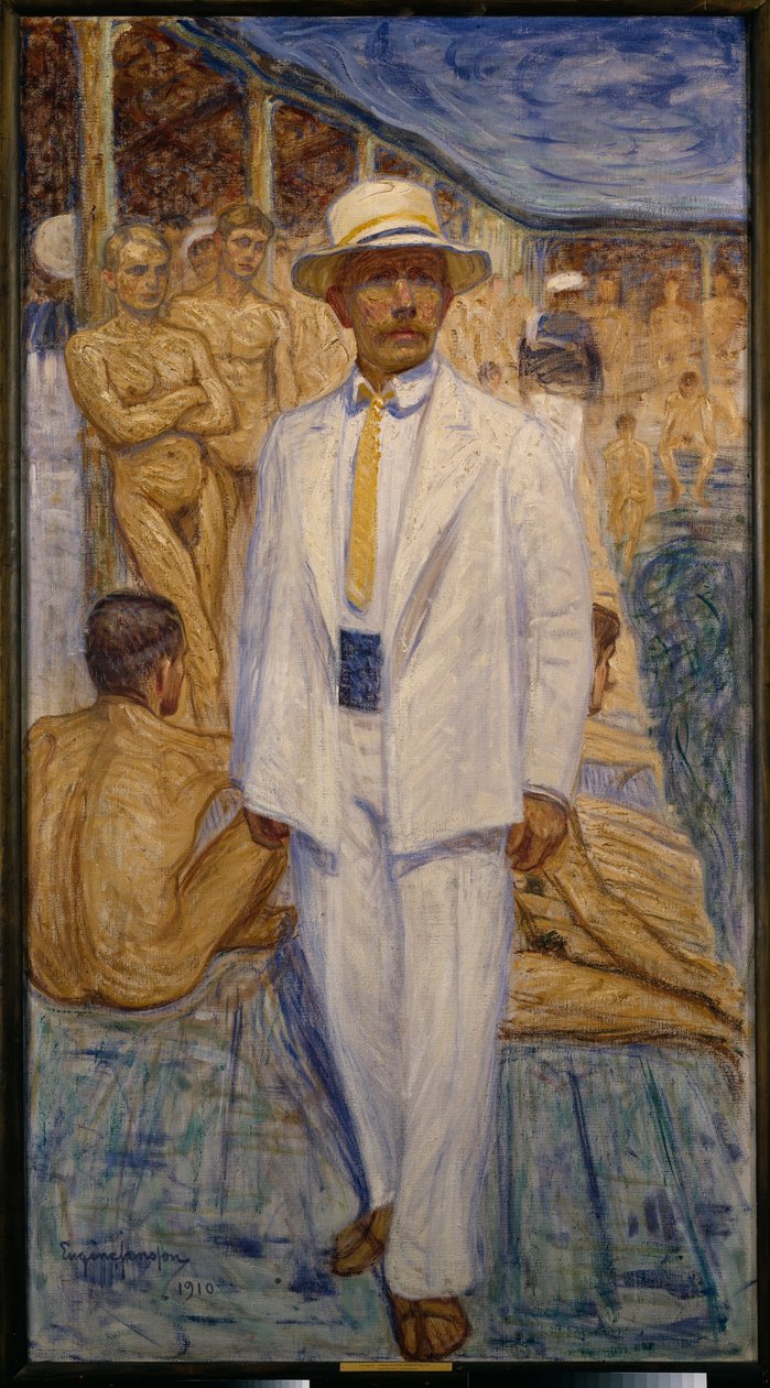 Zelfportret door Eugène Jansson