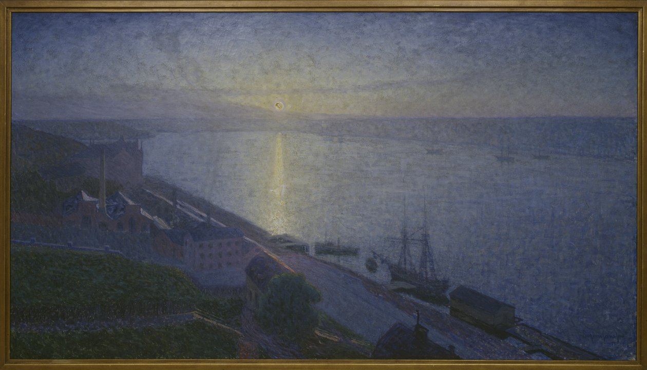 Zonsondergang door Eugène Jansson