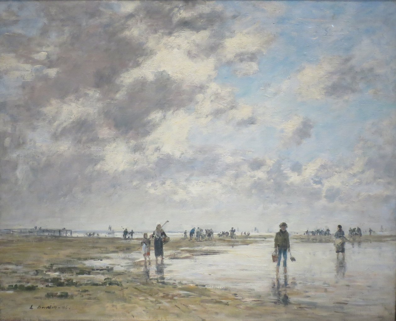 Laagwater, Berck door Eugene Louis Boudin