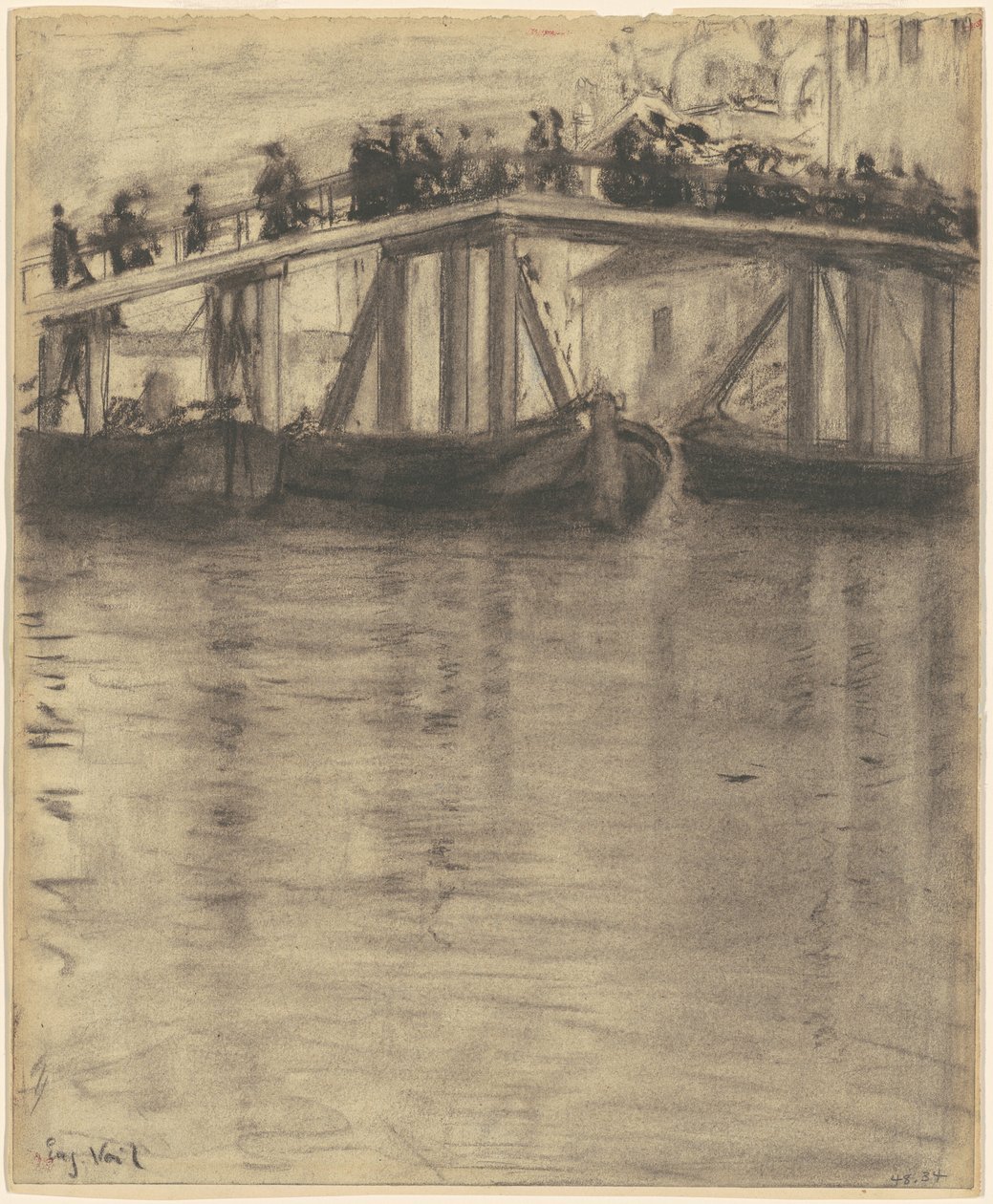 Venetiaanse brug door Eugène Vail