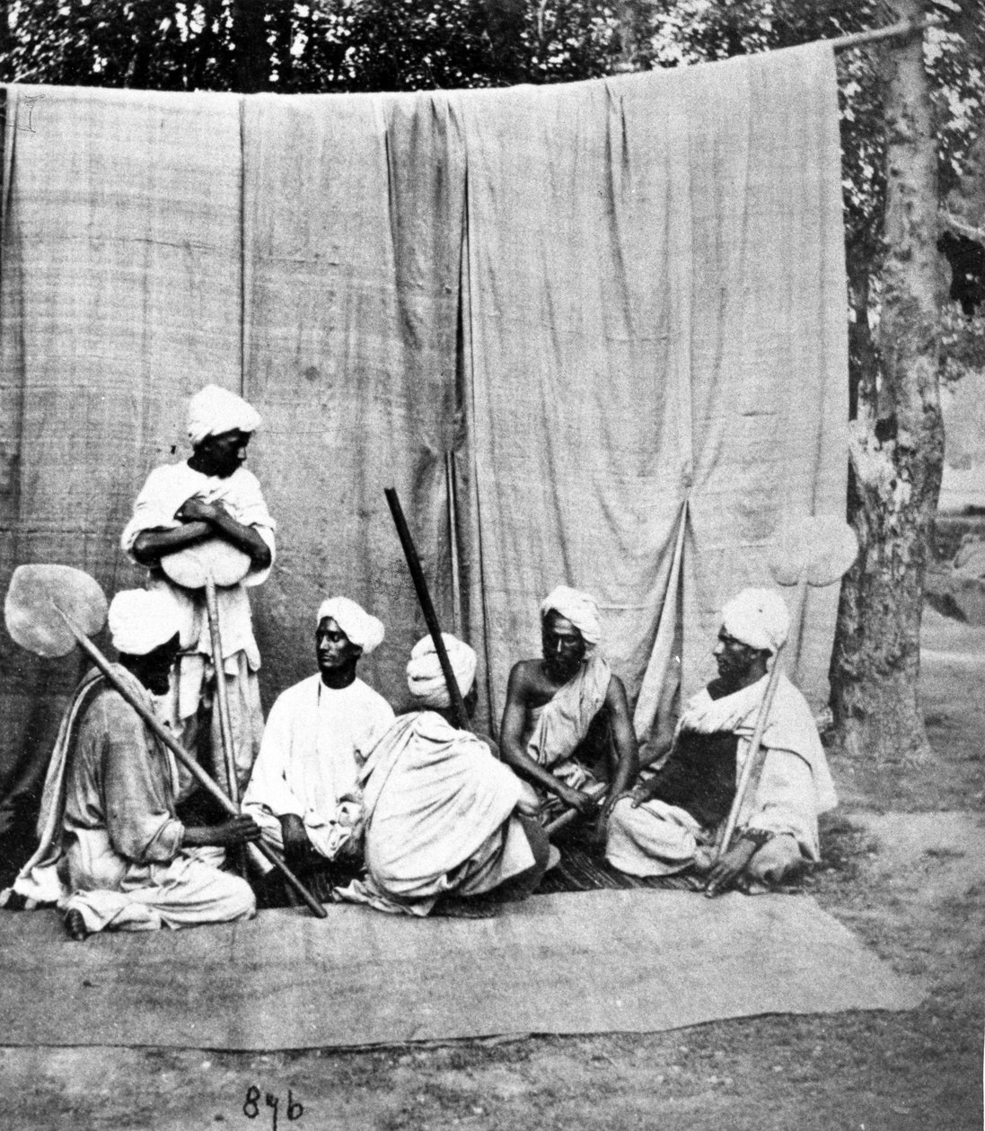 Punkawallahs, ca. 1860-80s door European Photographer