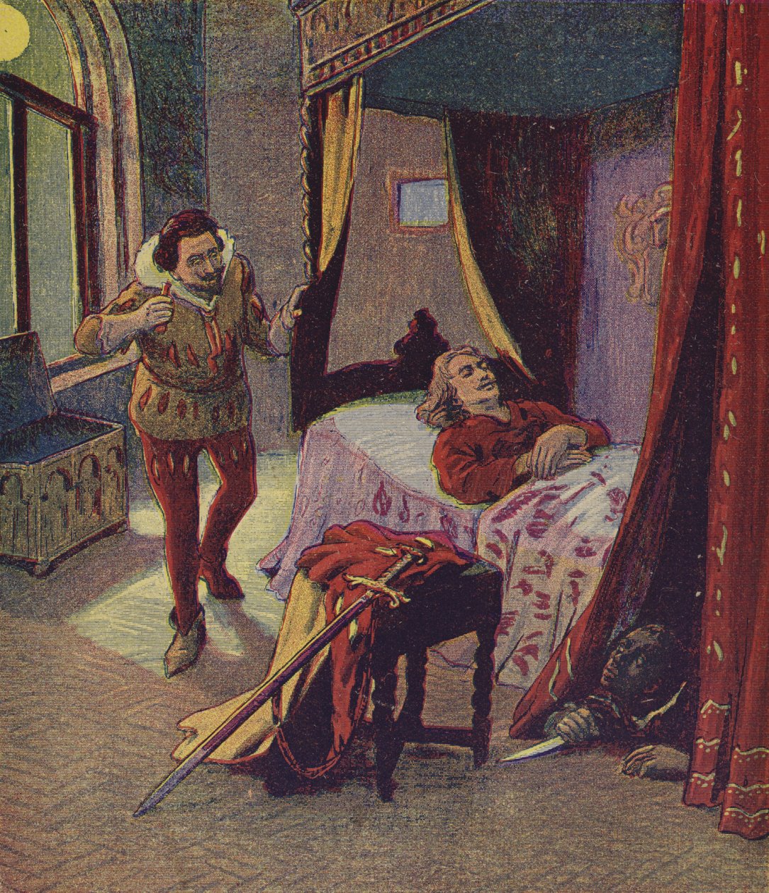 Klaus Störtebeker (kleurenlitho) door European School