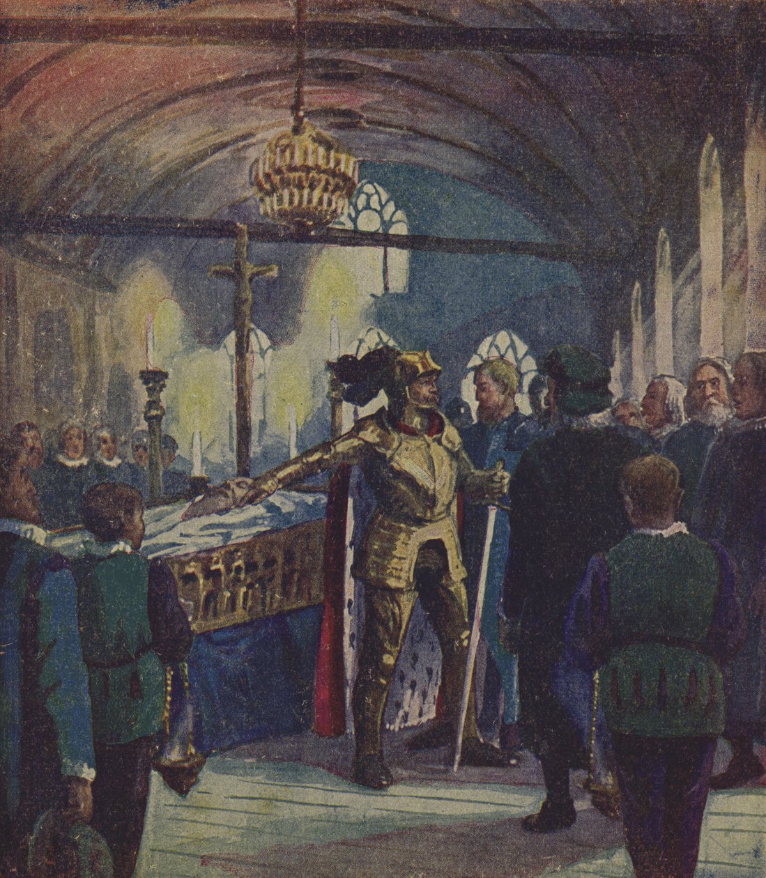 Klaus Störtebeker (kleurenlitho) door European School