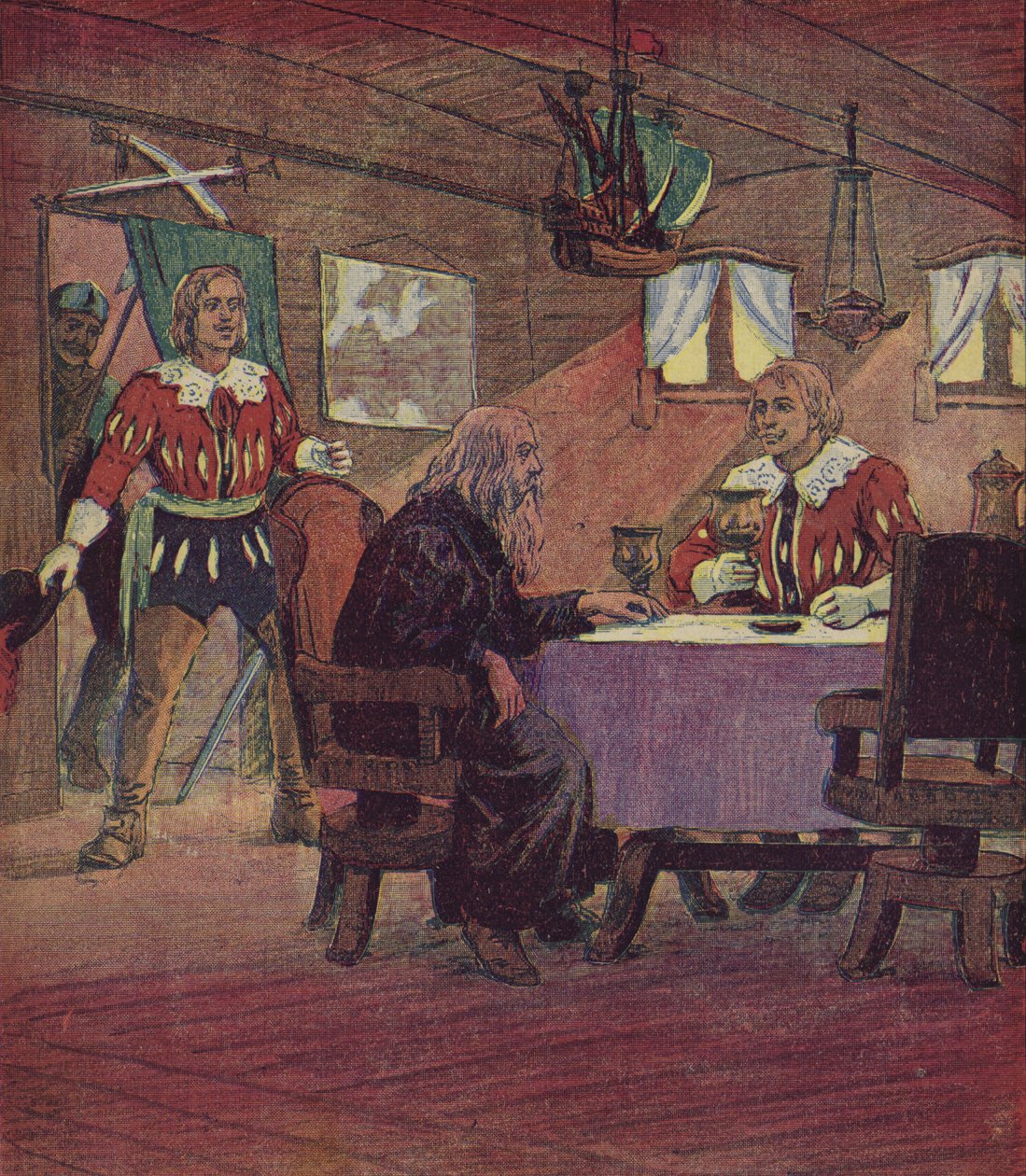 Klaus Störtebeker (kleurenlitho) door European School