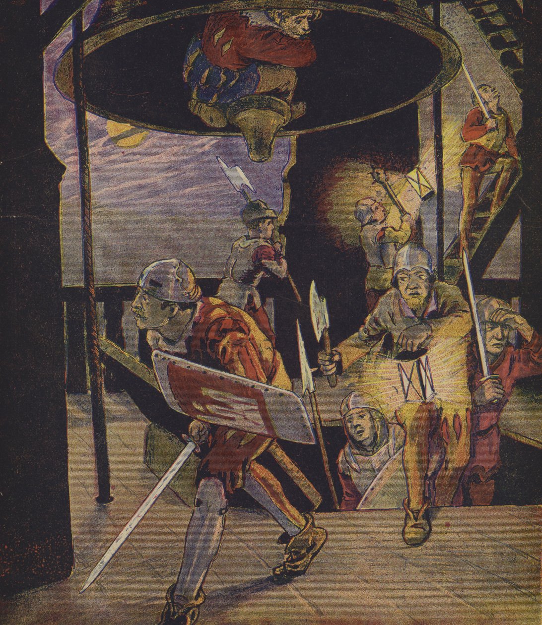 Klaus Störtebeker (kleurenlitho) door European School