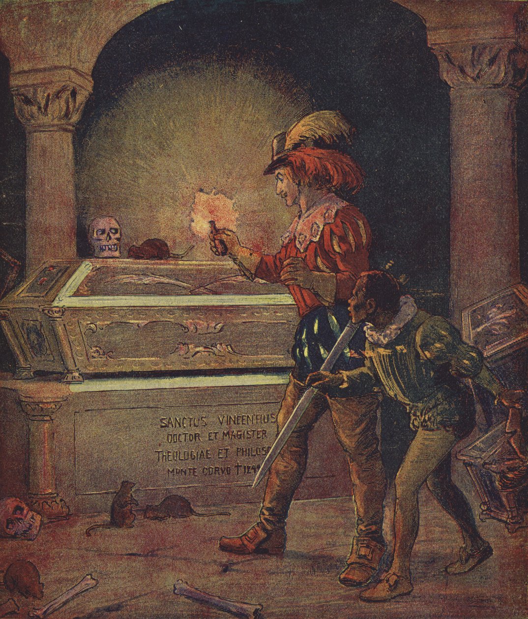 Klaus Störtebeker (kleurenlitho) door European School