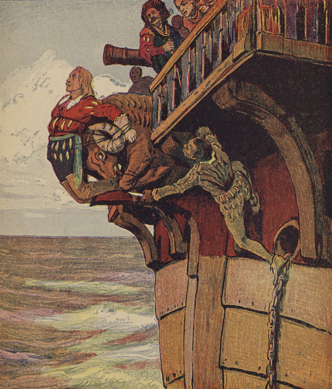 Klaus Störtebeker (kleurenlitho) door European School