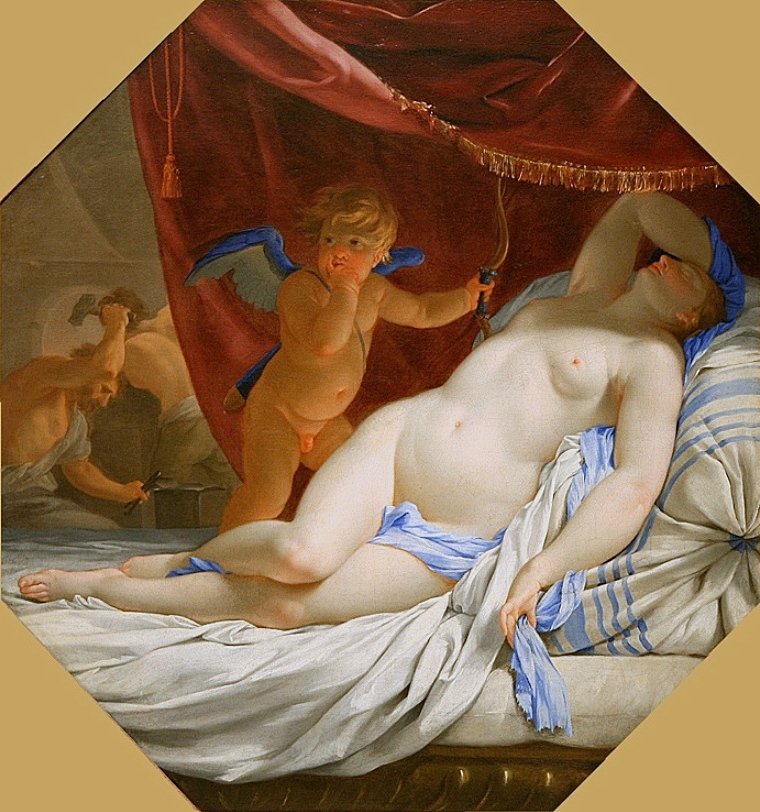 Slapende Venus door Eustache Le Sueur