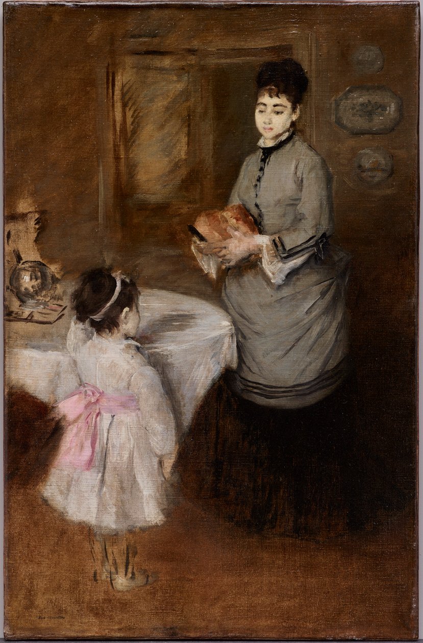 Middagthee, c.1874 door Eva Gonzalès
