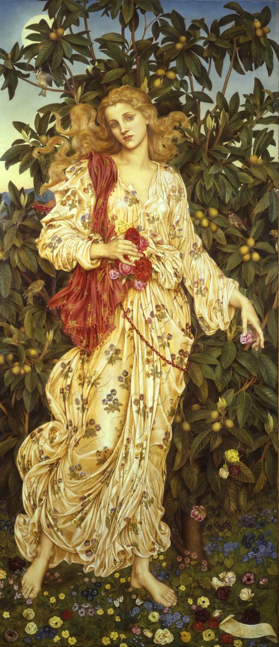 Flora, 1894 door Evelyn De Morgan