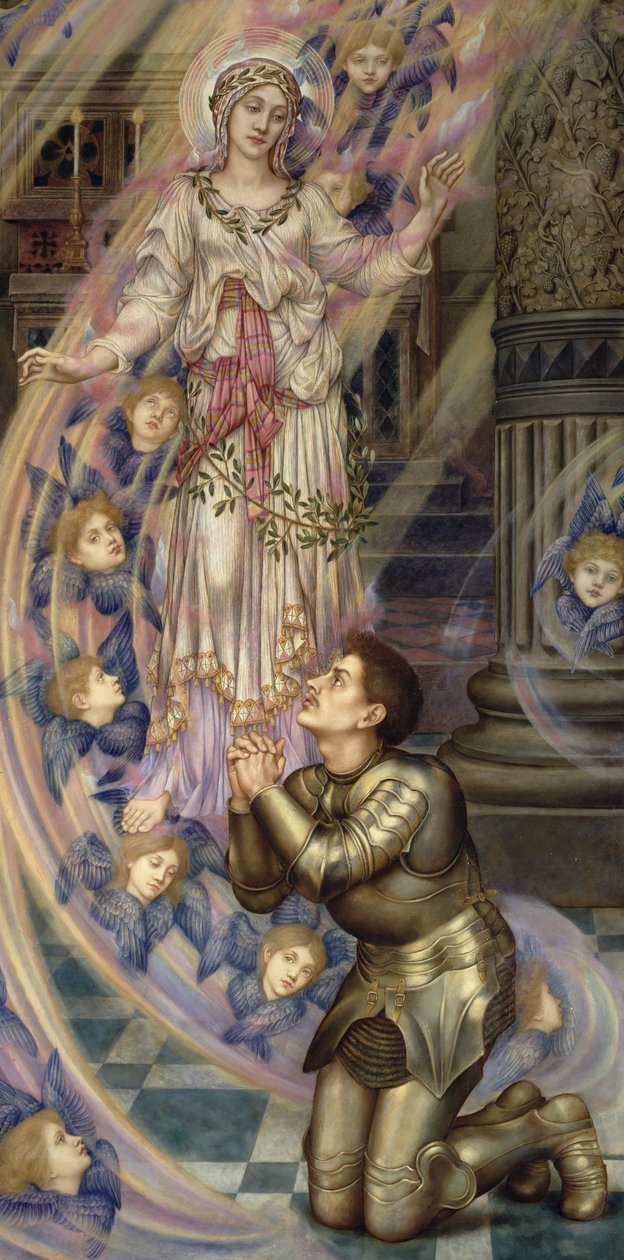 Onze Lieve Vrouw van Vrede, 1907 door Evelyn De Morgan