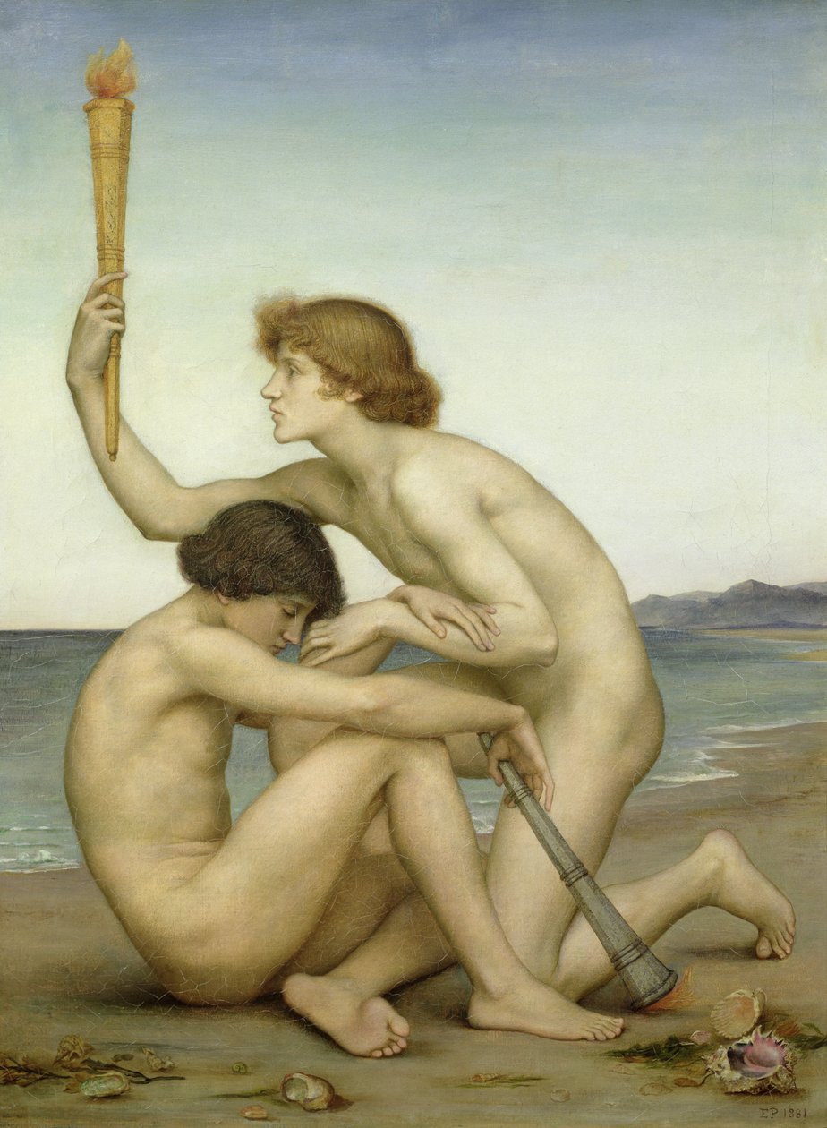 Phosphorus en Hesperus door Evelyn De Morgan