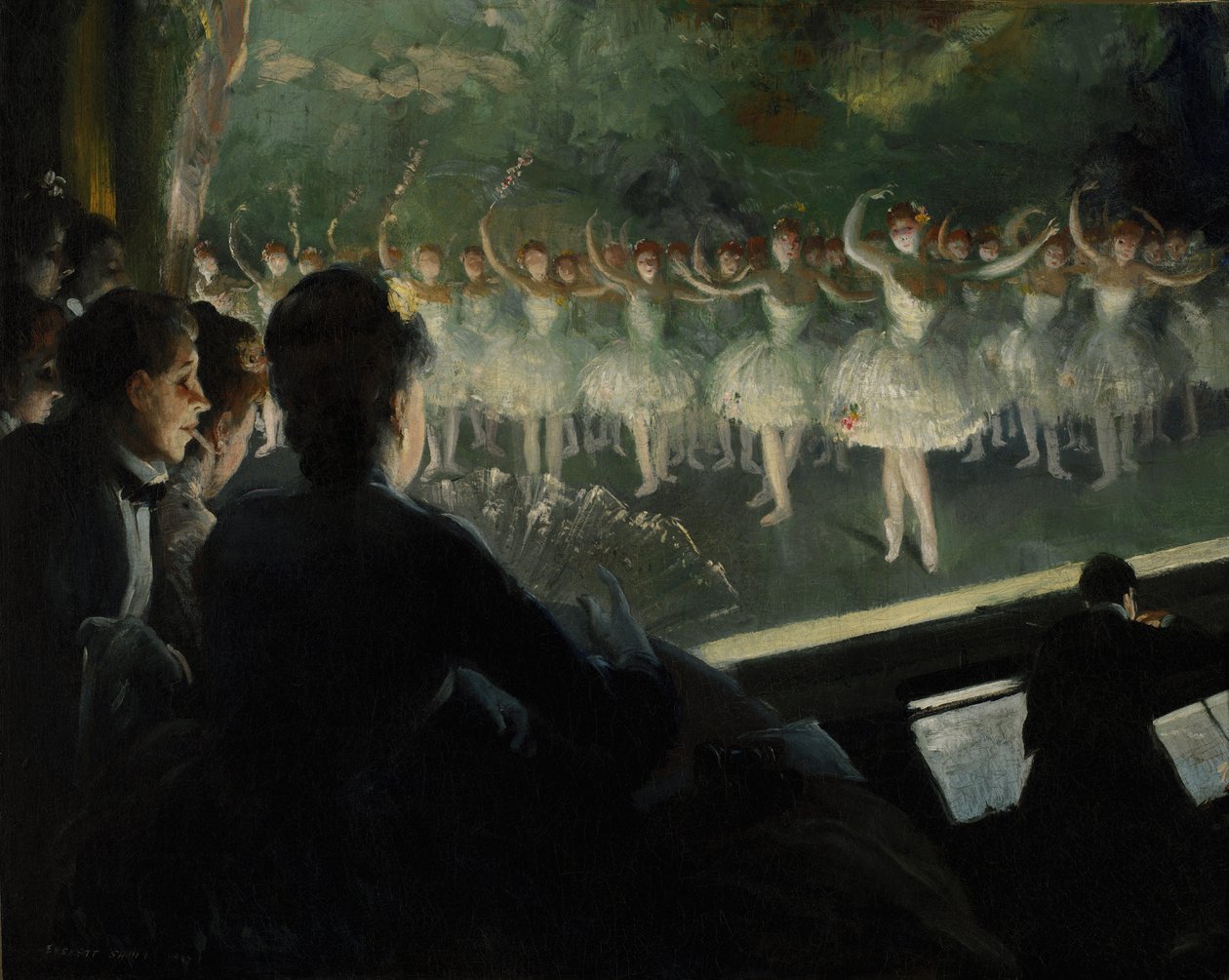 Het witte ballet door Everett Shinn