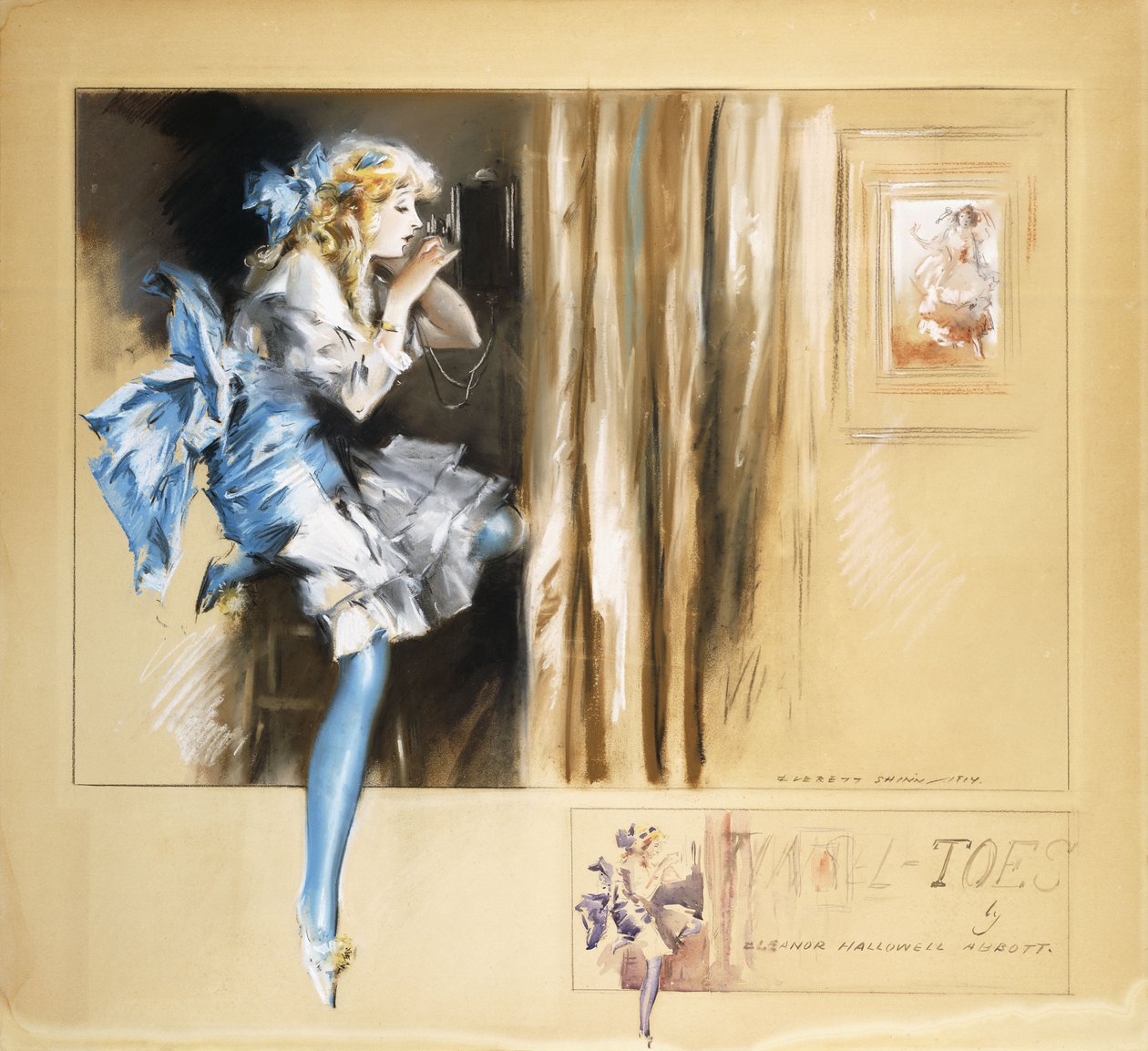 Tinsel Toes door Everett Shinn