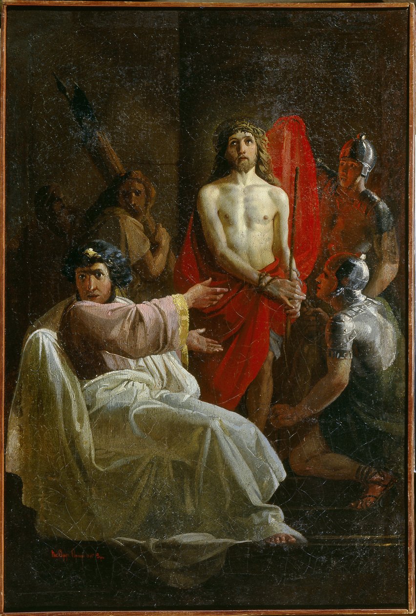 Christus voor Pilatus door Evgraf Sorokine