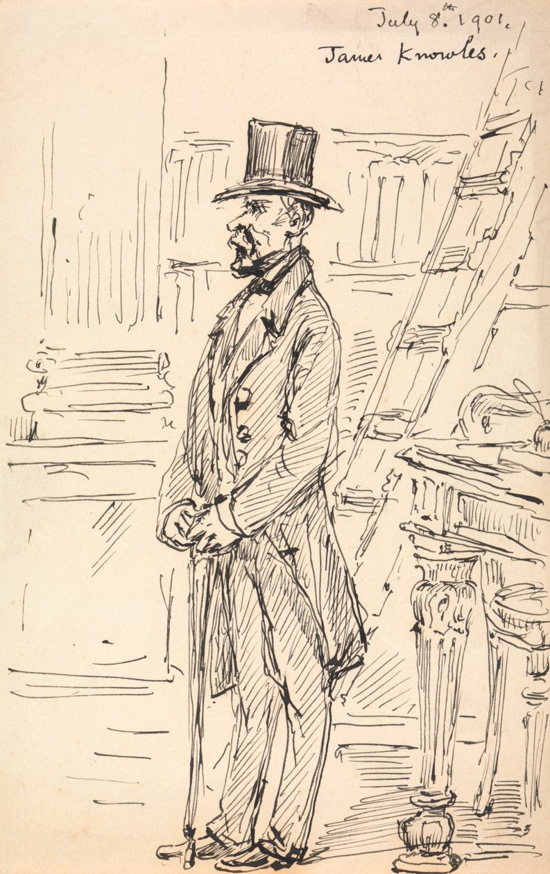 Sir James Thomas Knowles door Eyre Crowe