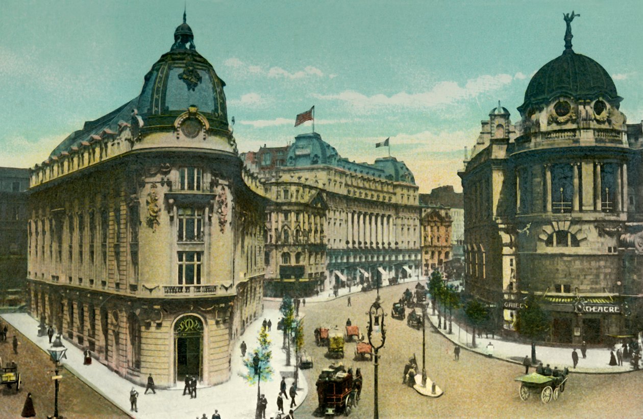 Aldwych en Gaiety Theatre, ca. 1900s door Eyre and Spottiswoode