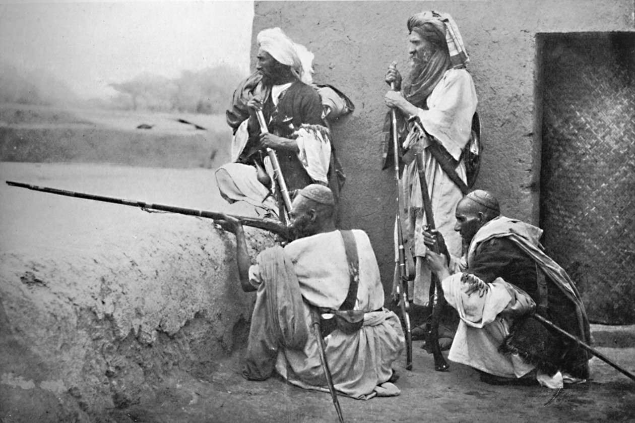 Afridis op oorlogspad, 1902 door F. Bremner