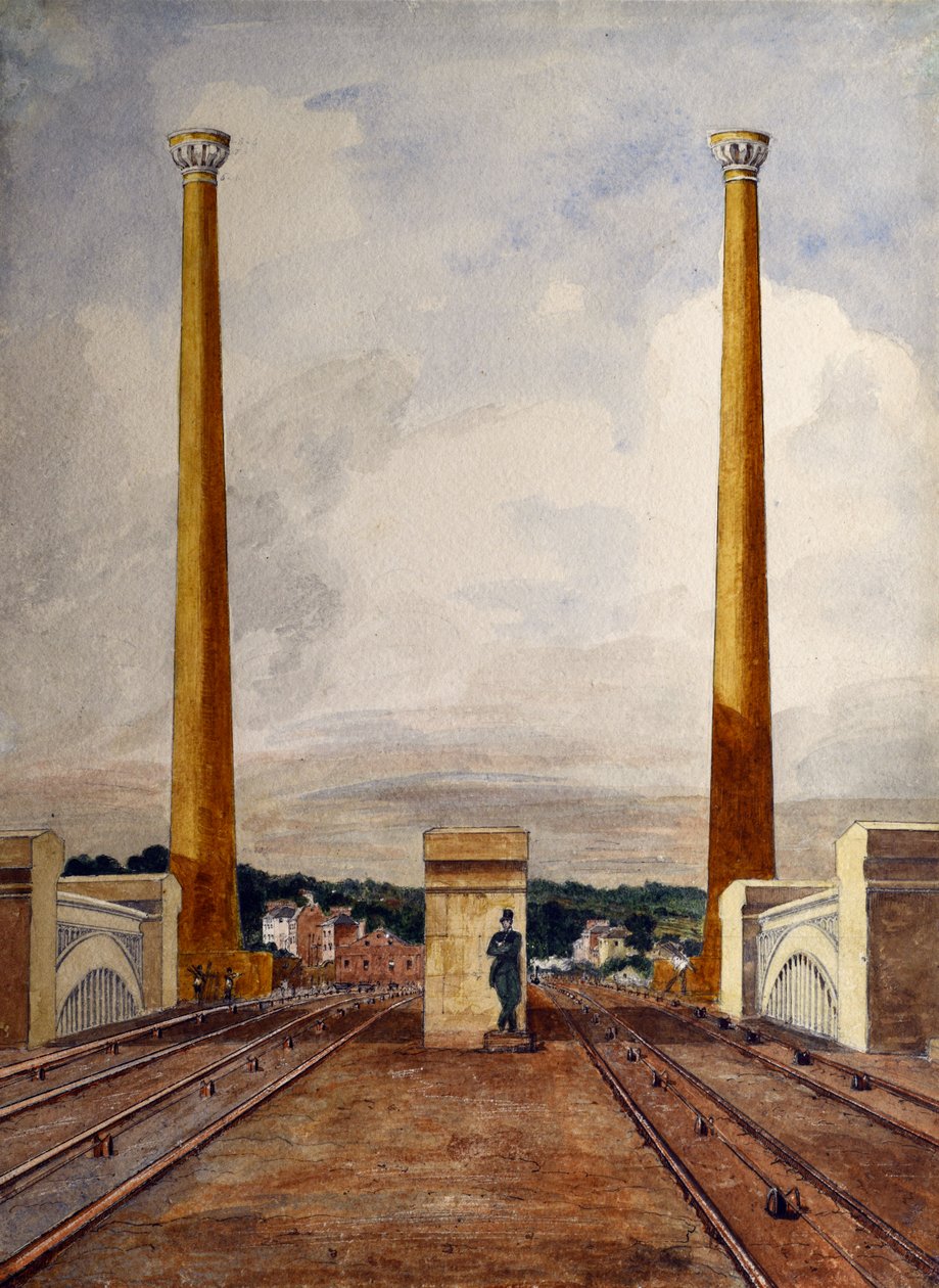 Camden Spoorweg door F. C. Hakewill