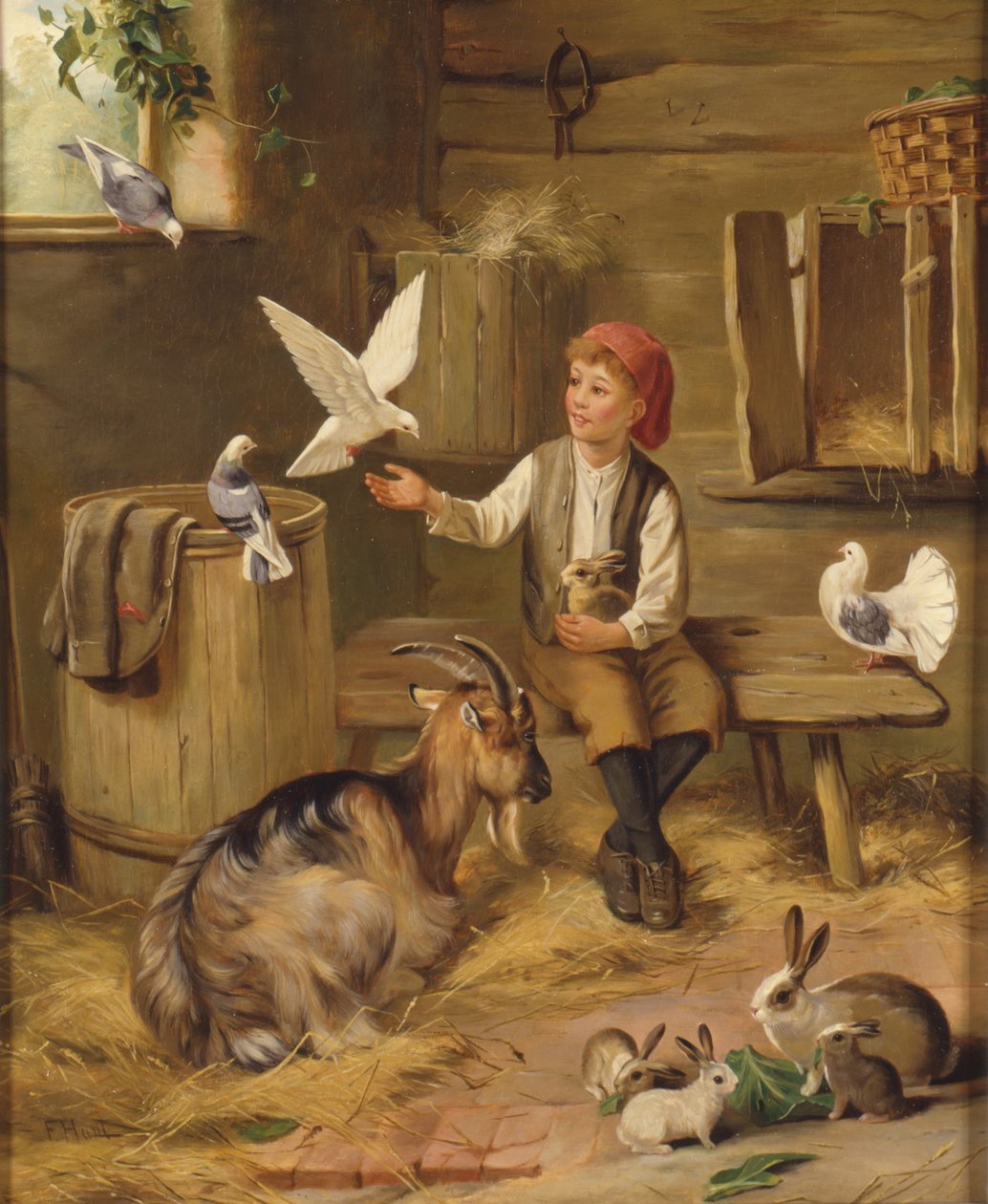 Boerderijvrienden door F. Hunt