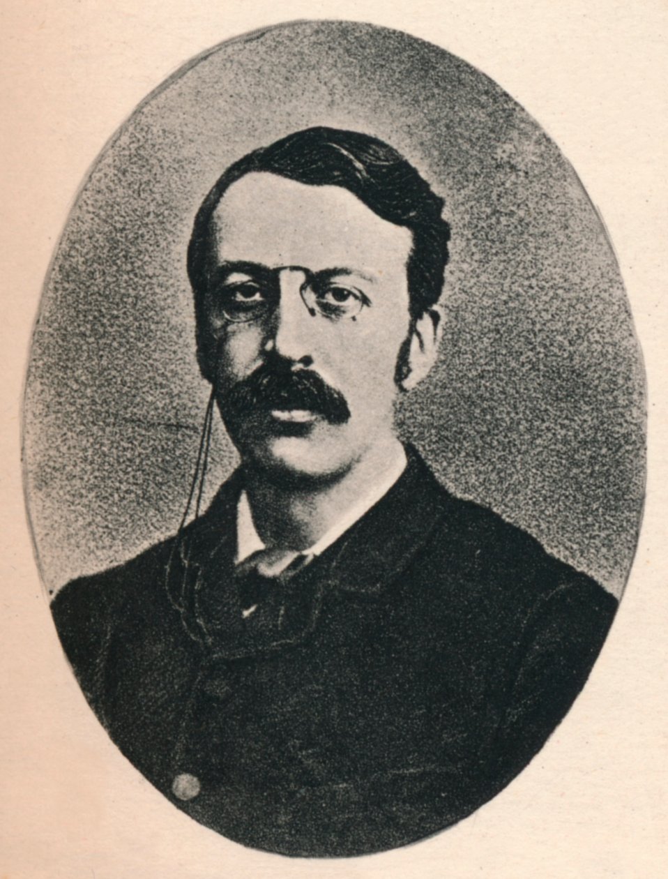 Dr. C.V. Stanford, ca. 1880 door F. Jenkins Heliog