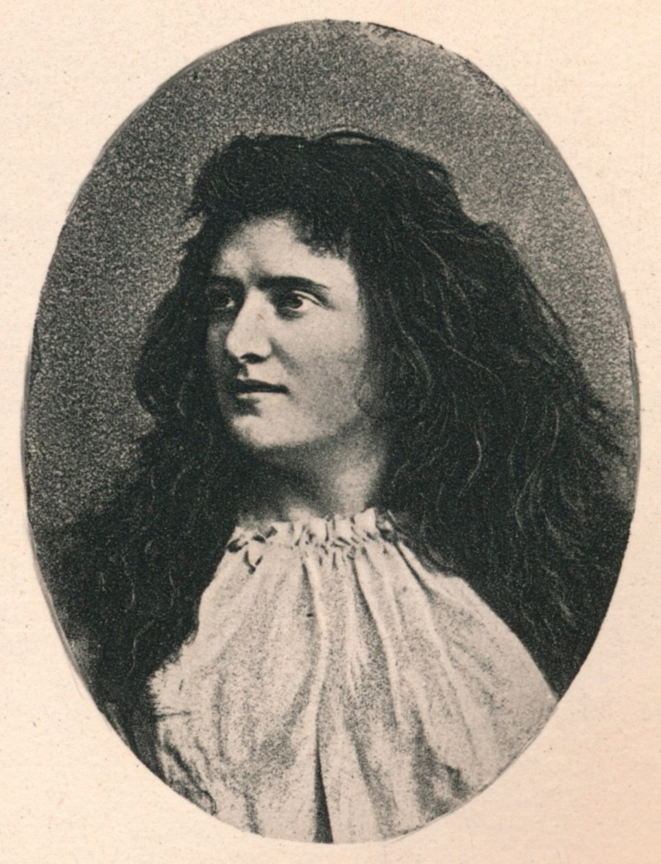 Fanny Moody door F. Jenkins Heliog