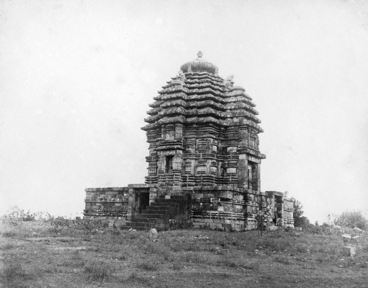 Lingaraj tempel, Bhubaneswar, Orissa, India door F. L. Peters