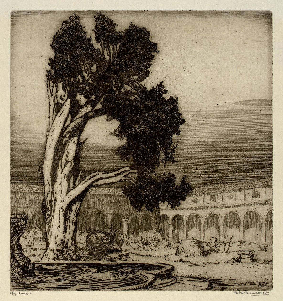 De cipres van Michelangelo, Rome door Fabio Mauroner