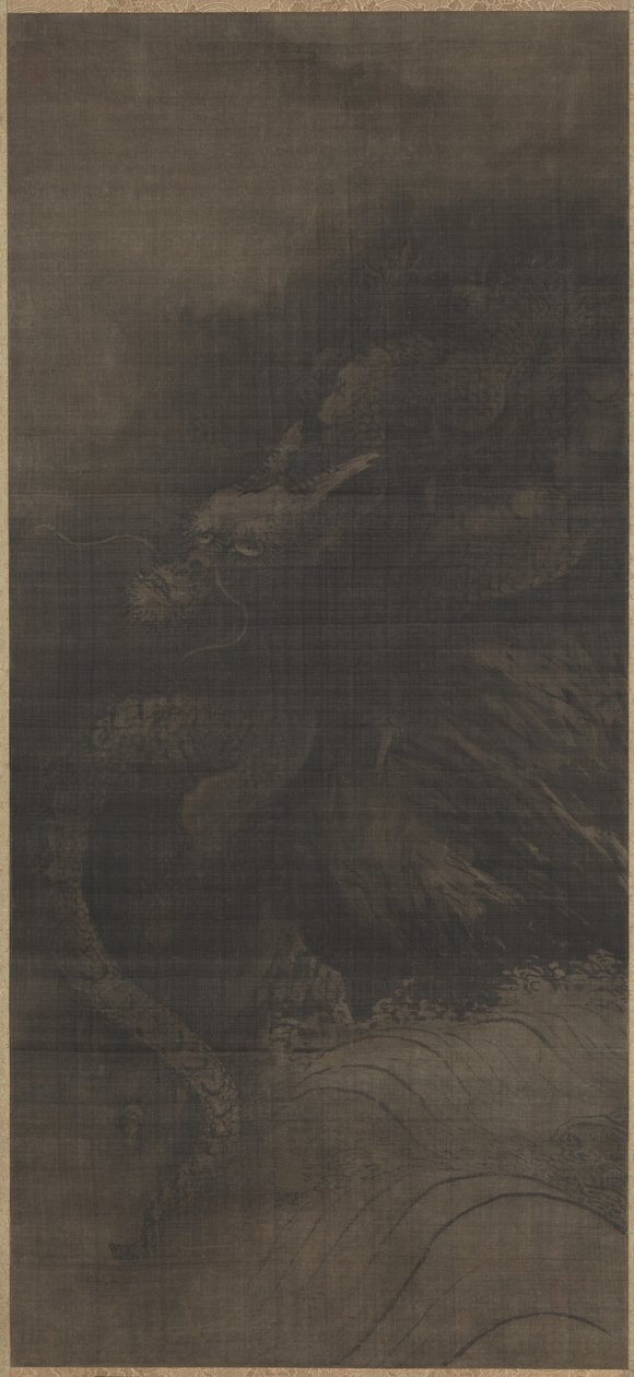 Draak, Tijger, c. 1250-1279 door Fachang Muqi