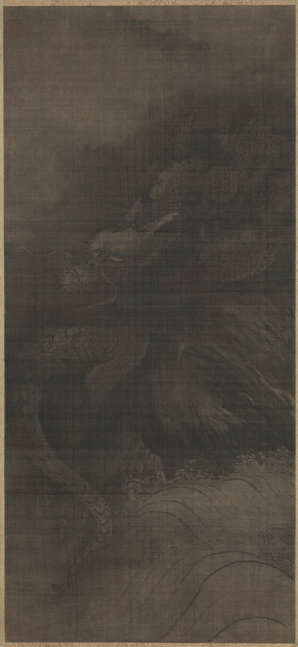 Draak en Tijger, ca. 1250-1279 door Fachang Muqi
