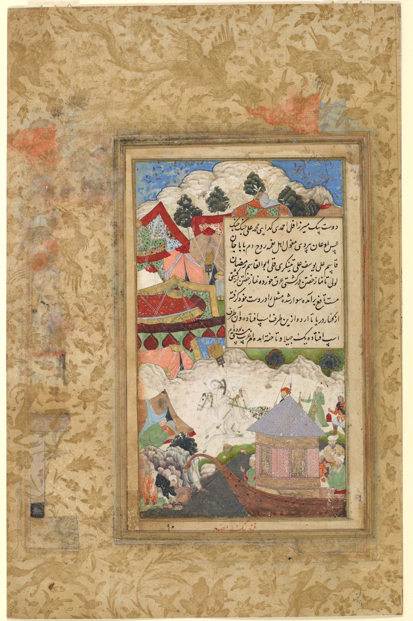 Een dronken Babur keert 