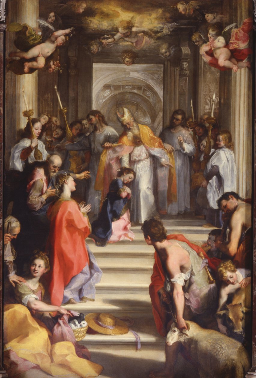 Presentatie in de tempel, 1593-94 door Federico Barocci