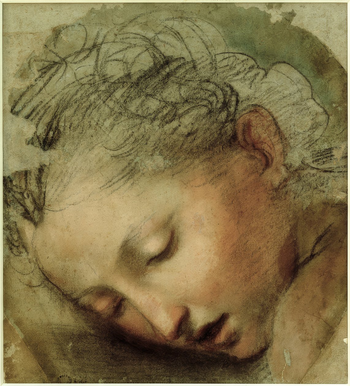Vrouwenhoofd, 1568 door Federico Barocci