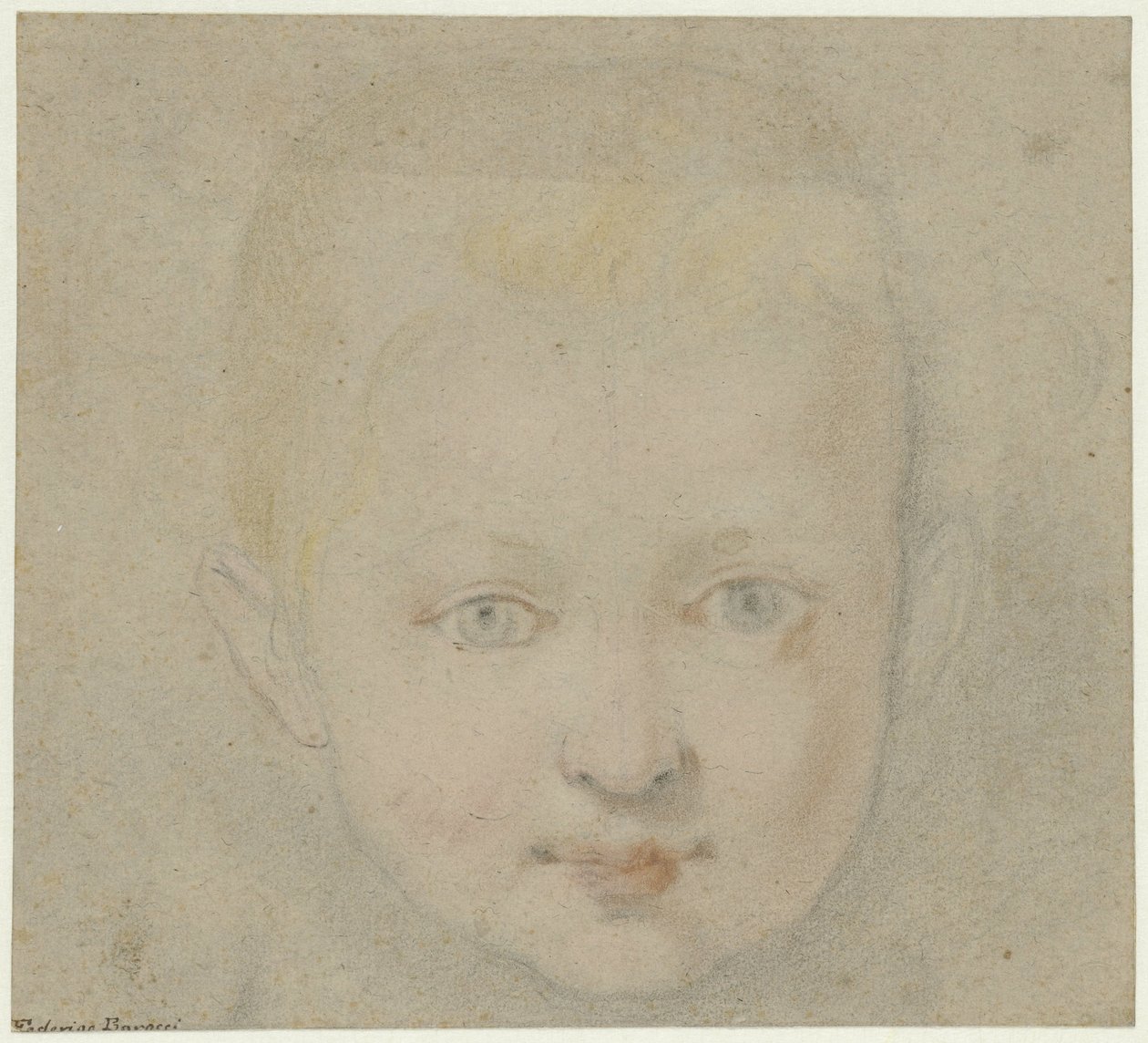 Kinderkopje door Federico Barocci