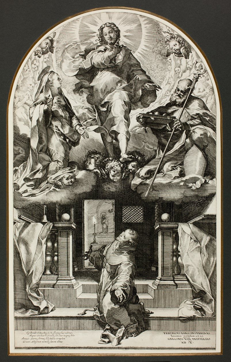 De visie van Sint Franciscus door Federico Barocci