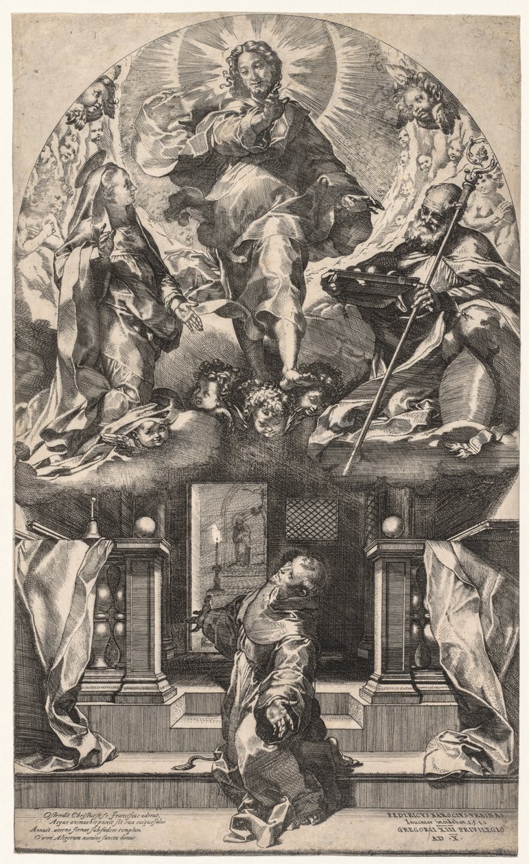 De Visie van St. Franciscus door Federico Barocci