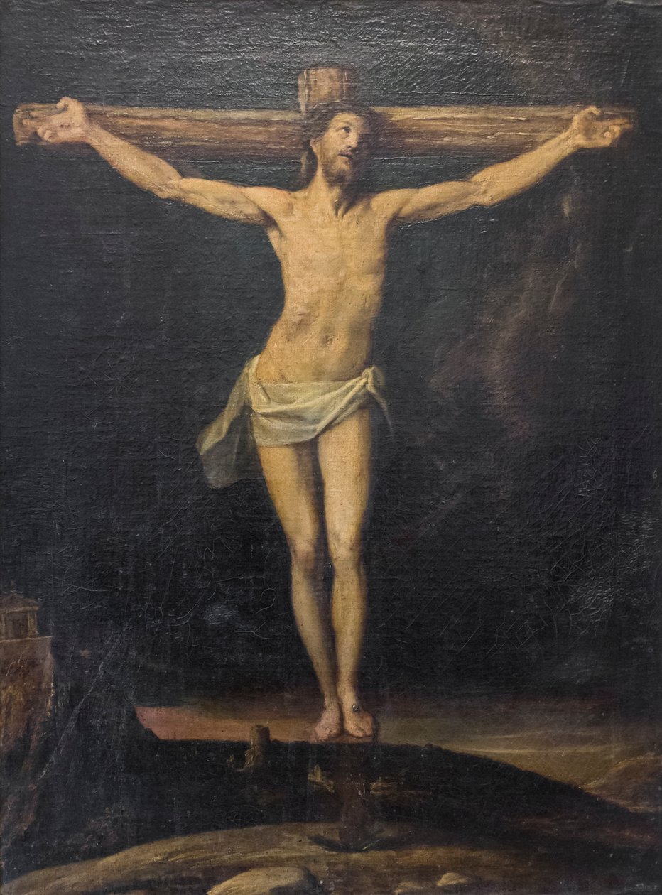 Christus gekruisigd door Federico Fiori Barocci or Baroccio