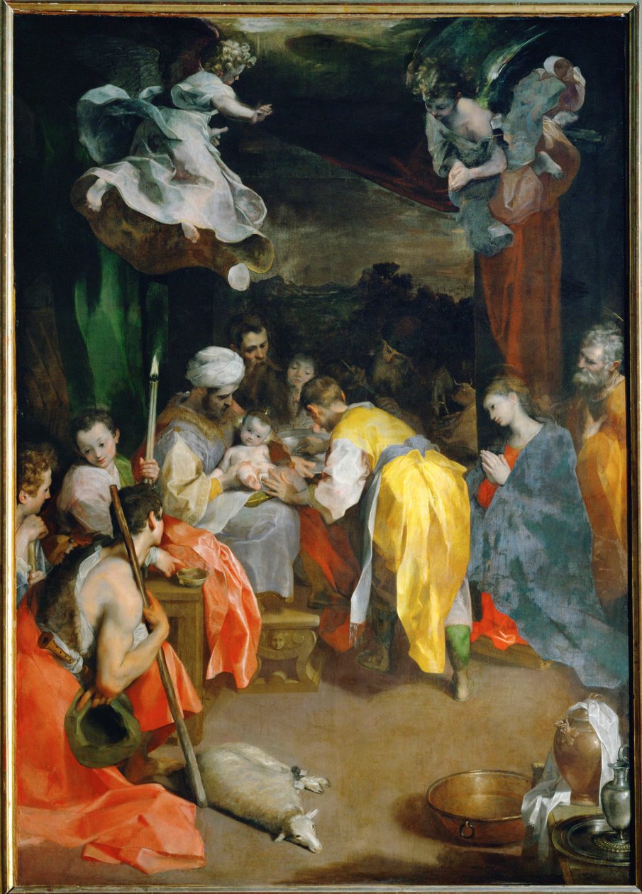 De besnijdenis ... door Federico Fiori Barocci or Baroccio