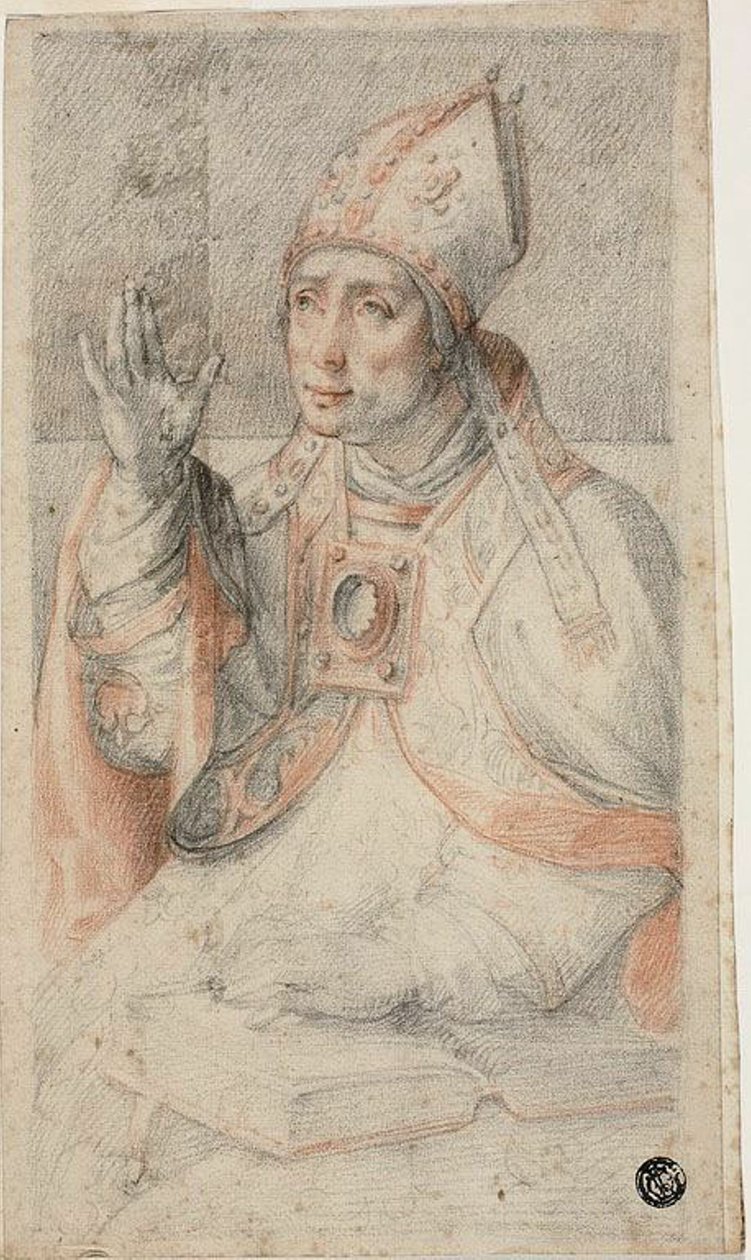 Sint Augustinus door Federico Zuccaro