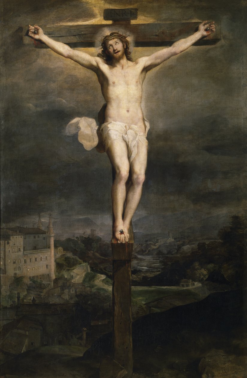 Christus aan het kruis door Federigo Barocci