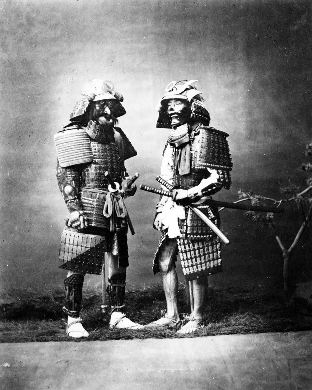 Samurai, ca. 1860-80 door Felice Beato
