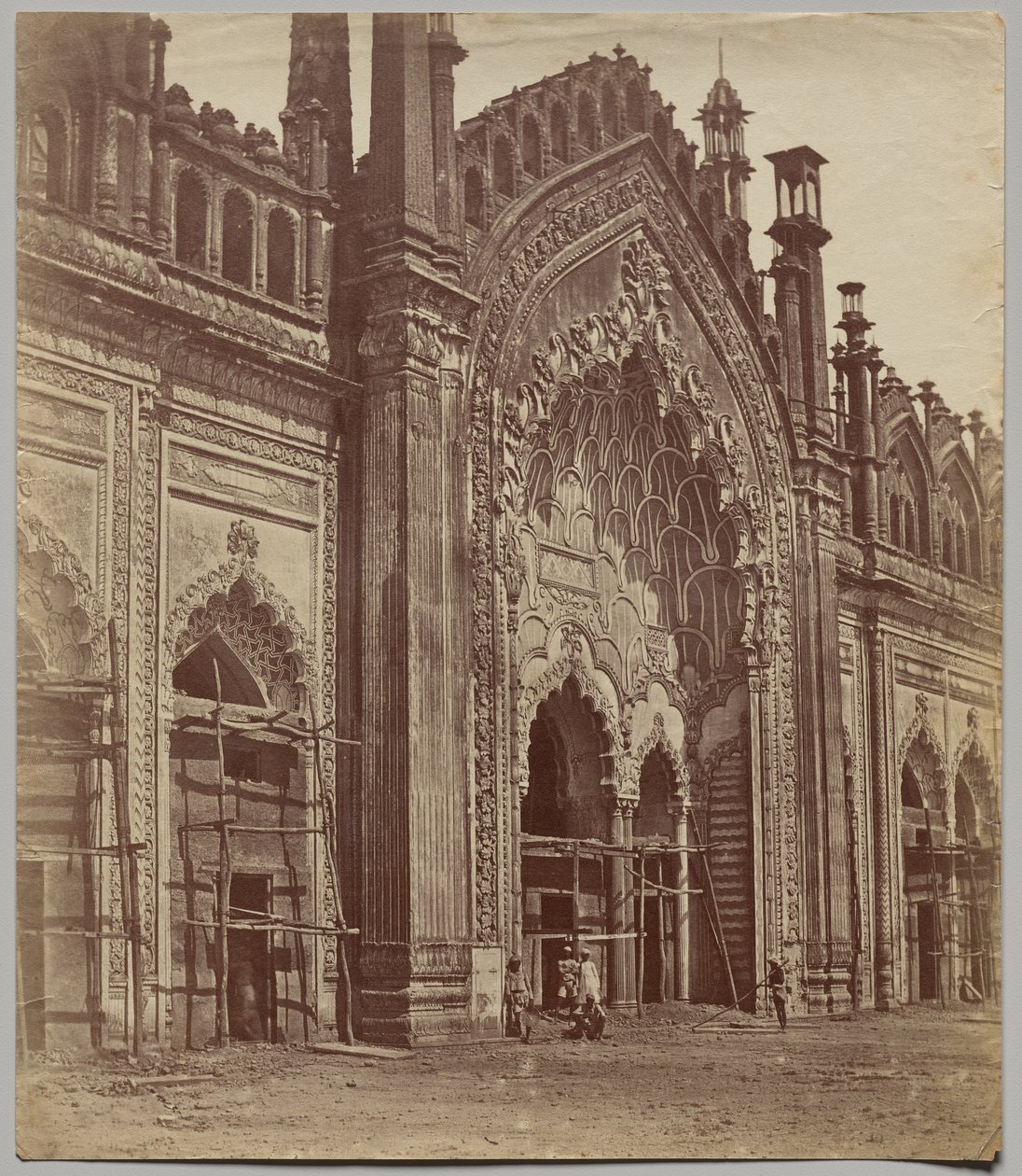 Jama Masjid Poort door Felice A. Beato