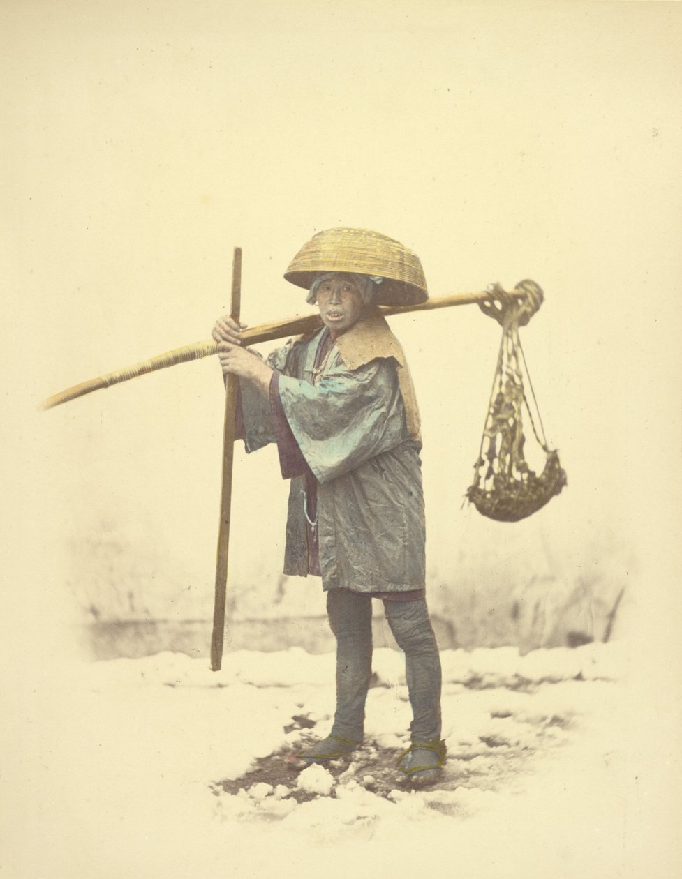 [Een Japanse contractarbeider]. door Felice Beato