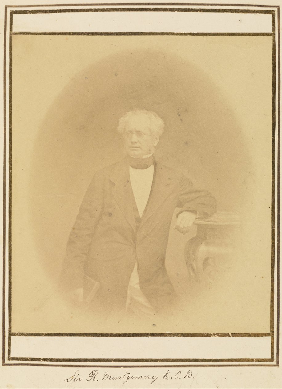 Sir R. Montgomery, K.C.B. door Felice Beato