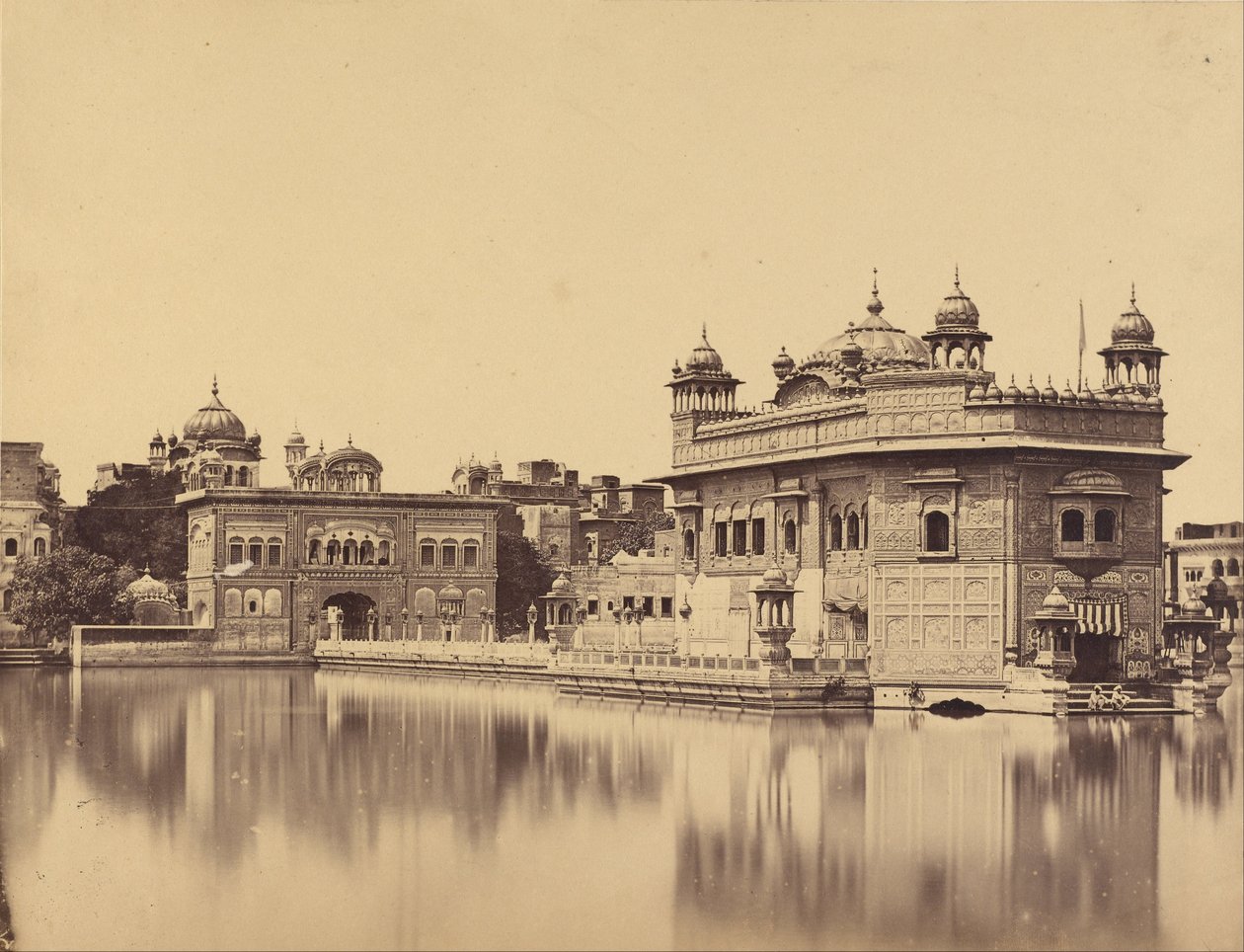 De Gouden Tempel in Amritsar door Felice Beato