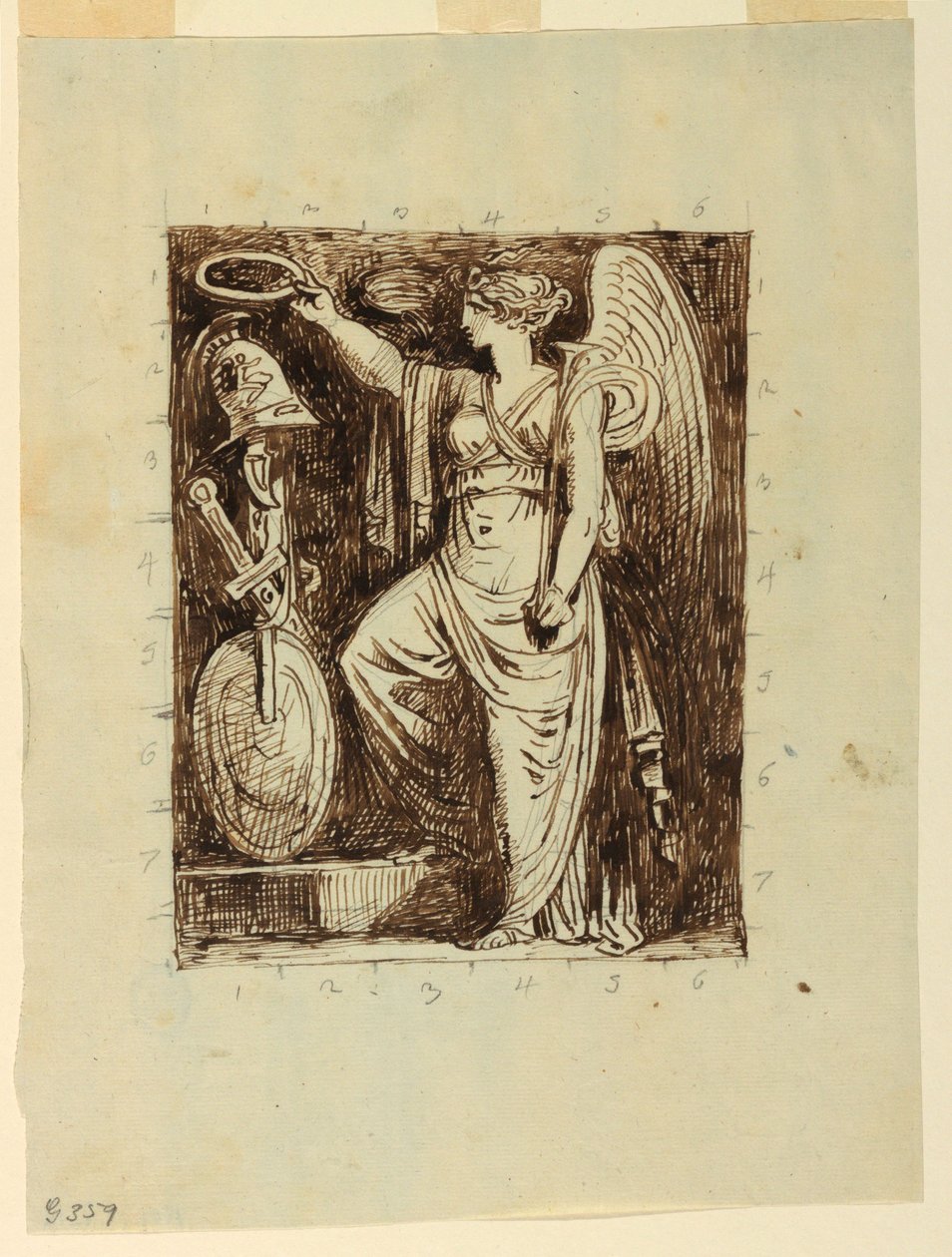 Tekening (Italië), 1805 door Felice Giani