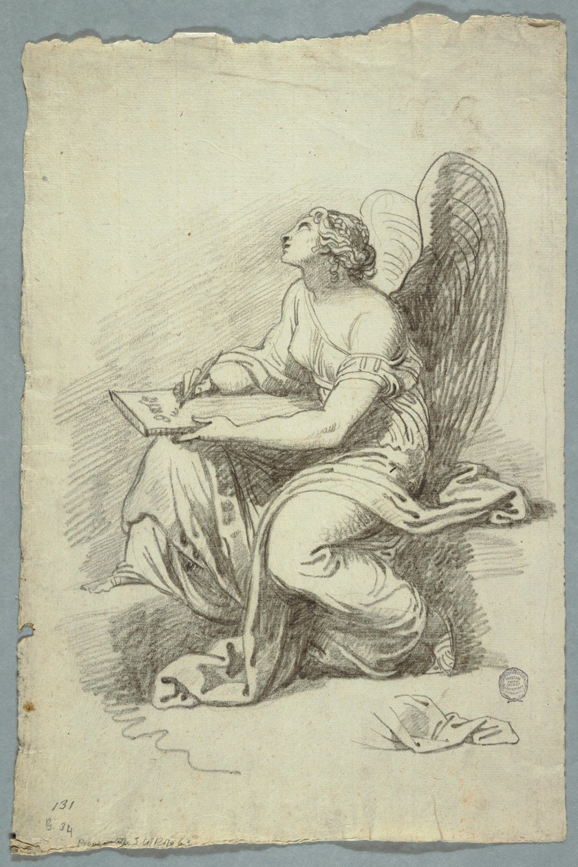 Mnemosyne, Moeder van de Muzen door Felice Giani