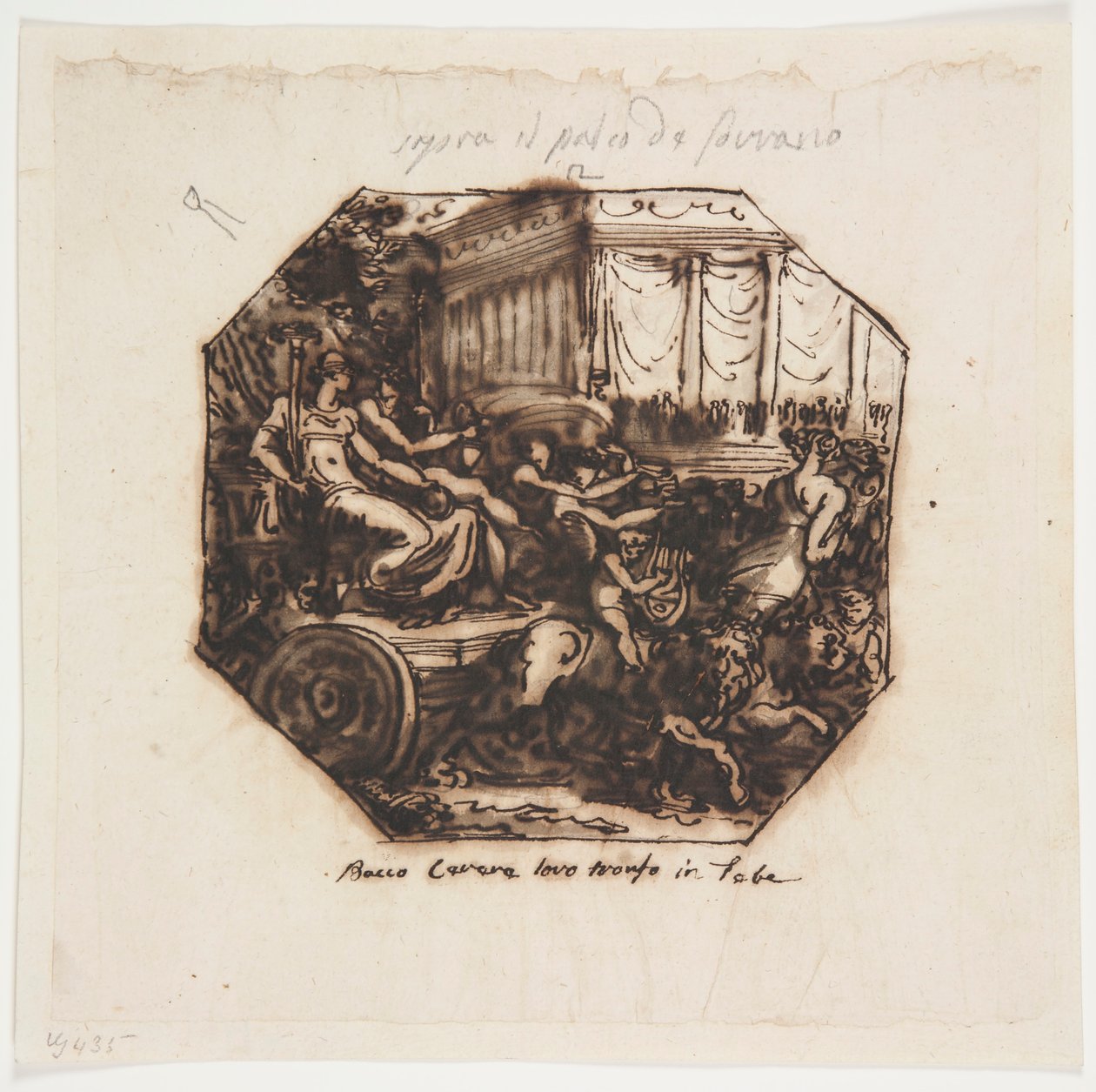 De Triomf van Bacchus en Ceres door Felice Giani